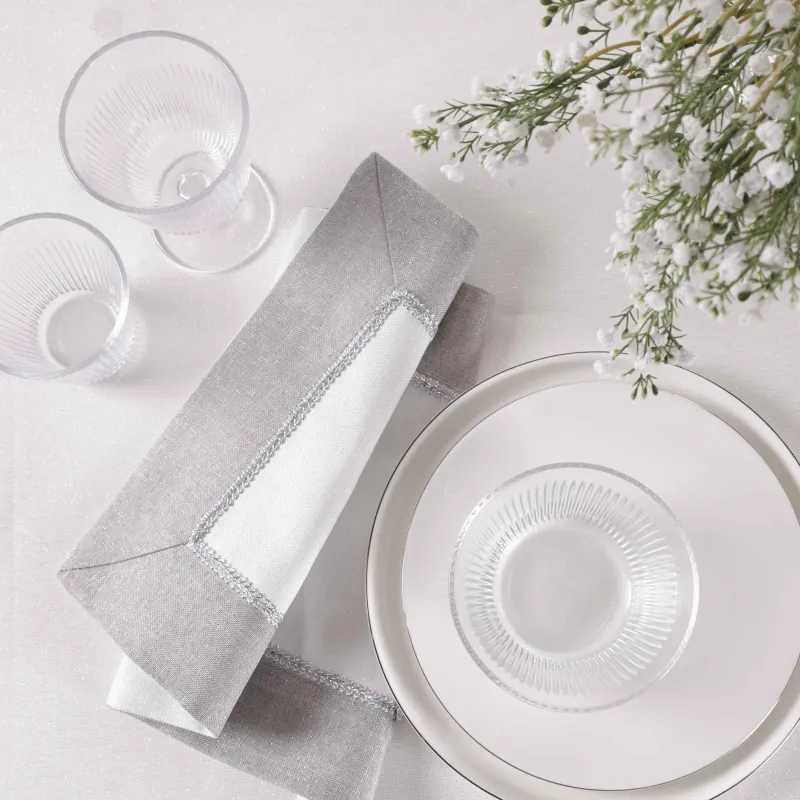 Аспаптарға арналған майлық, 30х45 см, 2 дана, полиэстер, ақ-сұр, Milky way, image-3