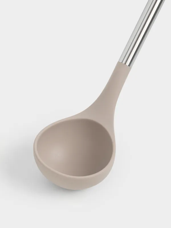 Половник, 32 см, силикон/сталь, серый, Ginelli kitchen, image-2