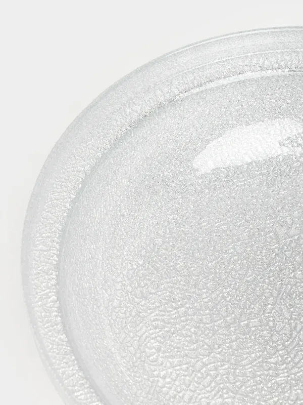 Жеміс вазасы, 30х7 см, шыны Р, күміс түстес, Cracle, image-3