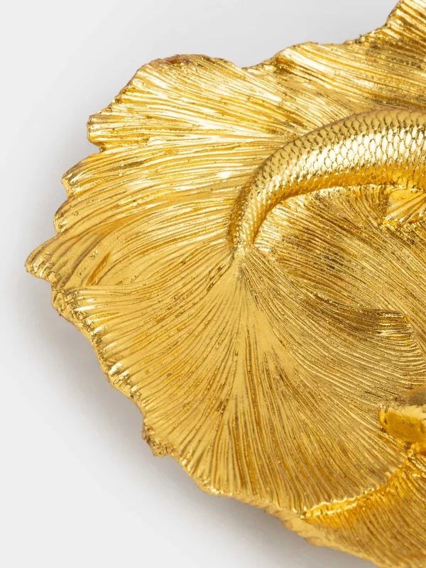 Блюдо декоративное, 30х27 см, Рыбки, Goldfish, image-3