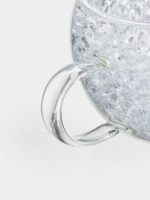 Саптыаяқ, 300 мл, шыны Б, ішінде кристалдары бар, Air decor, image-2