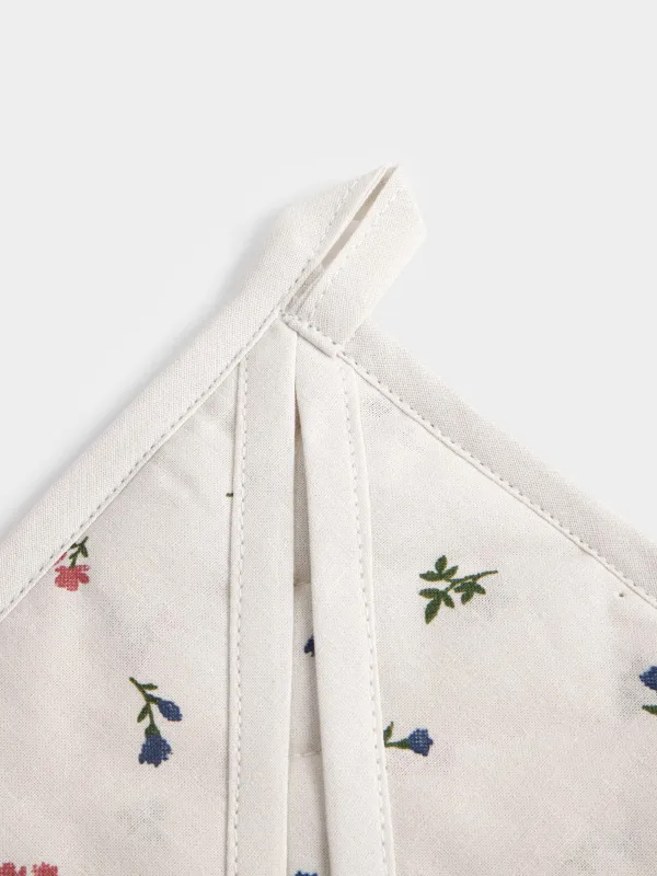 Ұстағыш, 20х20 см, мақта, сарғылт-қоңыр, Гүлдер, El flora, image-2