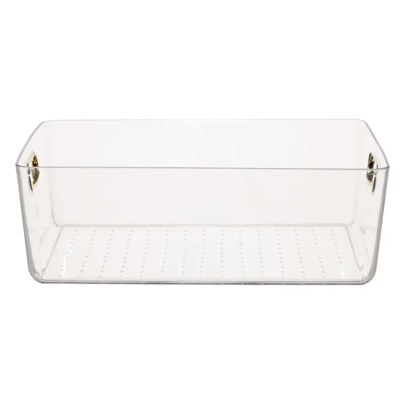 Органайзер-жәшік, 29х20х10 см, шаруашылық, алтын түстес тұтқалары бар, пластик, Order, image-1