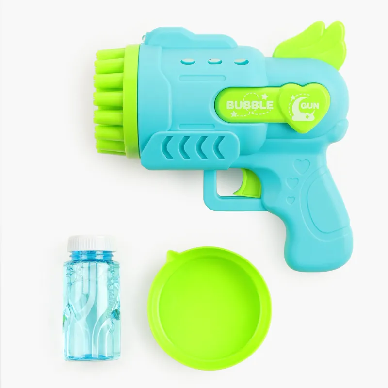 Генератор мыльных пузырей, 17 см, с подсветкой, пластик, зеленый, Game, image-0