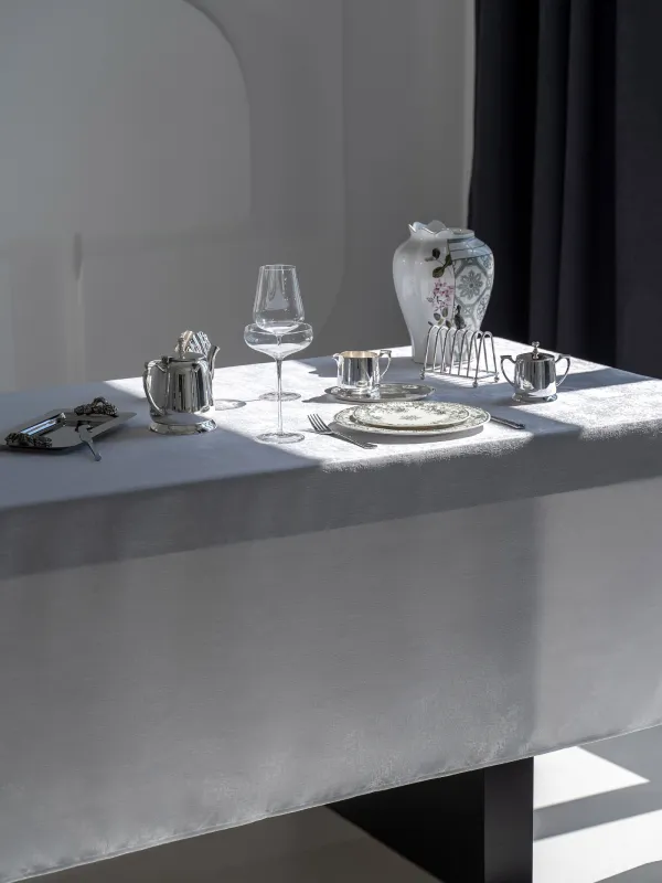 Дастархан, 170х250 см, полиэстер, ақ, Jacquard, image-7