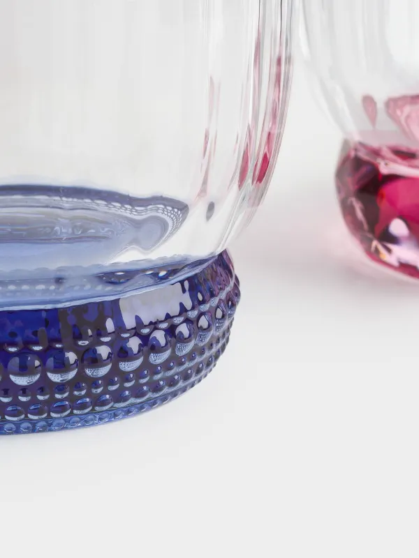 Стақан, 9 см, 280 мл, 4 дана, шыны, түрлі-түсті микс, Mirabello color, image-6