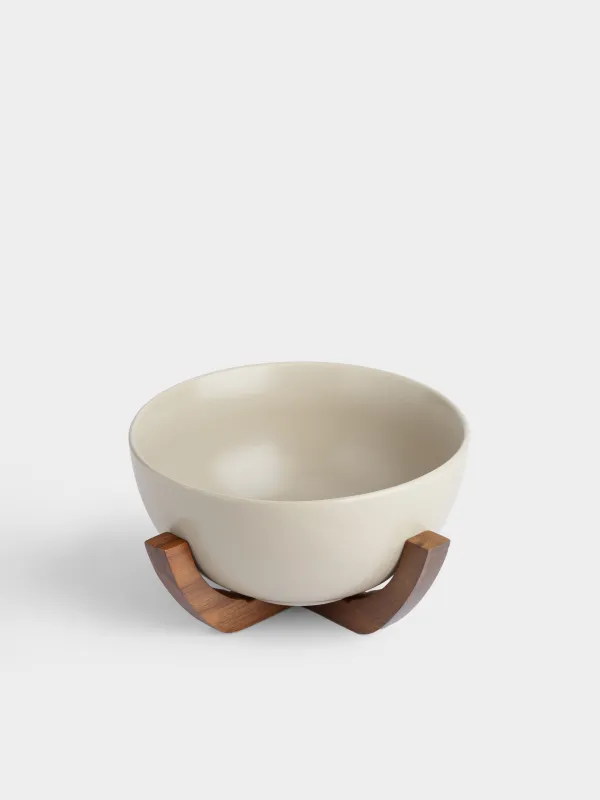 Салатник, 18х10 см, на подставке, Ceramo noble, image-3