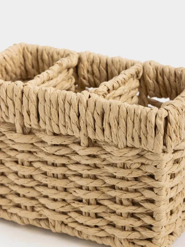 Ас үй ыдыстарына арналған тұғыр, 15х10 см, 3 бөлім, целлюлоза, Braided, image-2