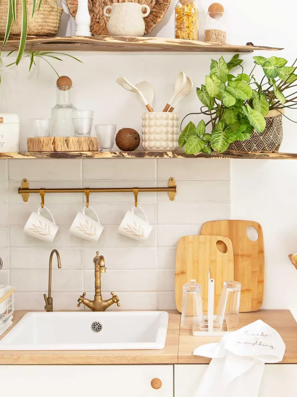 Кесу тақтасы, 35х25 см, тікбұрышты, дөңгелек, бамбук, Bamboo, image-6