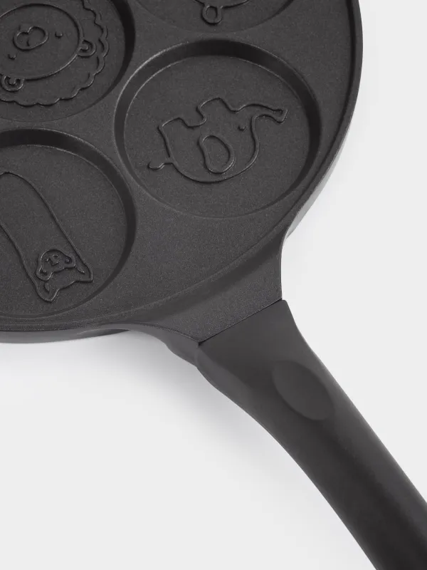 Жұмыртқа мен құймаққа арналған таба, 26 см, 7 бөлім, қапталған, алюминий, Жануарлар, Action, image-5