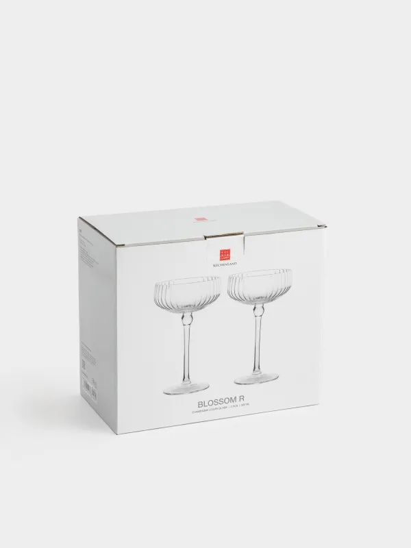 Шампан бокалы, 300 мл, 2 дана, шыны, Blossom R, image-6