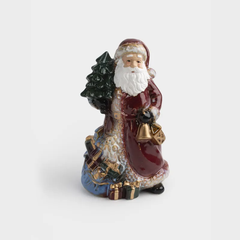 Статуэтка, 27 см, керамика, Дед мороз с подарками, Christmas miracle classic