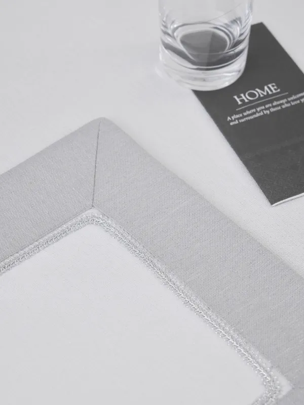 Аспаптарға арналған майлық, 30х45 см, 2 дана, полиэстер, ақ-сұр, Milky way, image-1