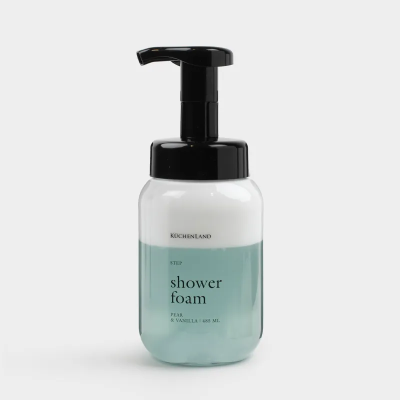 Душқа арналған гель-көбік, 485 мл, ылғалдандырады, Алмұрт/Ваниль, Step