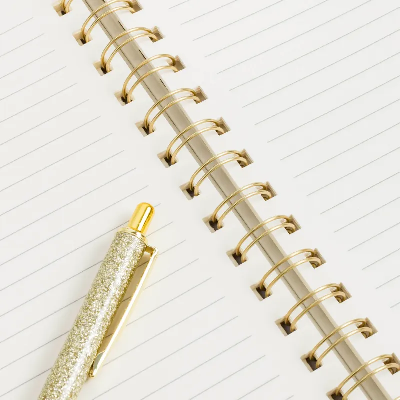 Жазбаларға арналған дәптер, 15х20 см, 80 л, сақиналы, тұтқасы бар, сүт түстес, Stationery sparkle, image-6