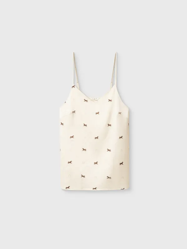 Әйелдерге арналған топ, үйге арналған, өлшемі S, белдіктері бар, полиэстер/эластан, сүт түстес, Жылқы, Luanne, image-5