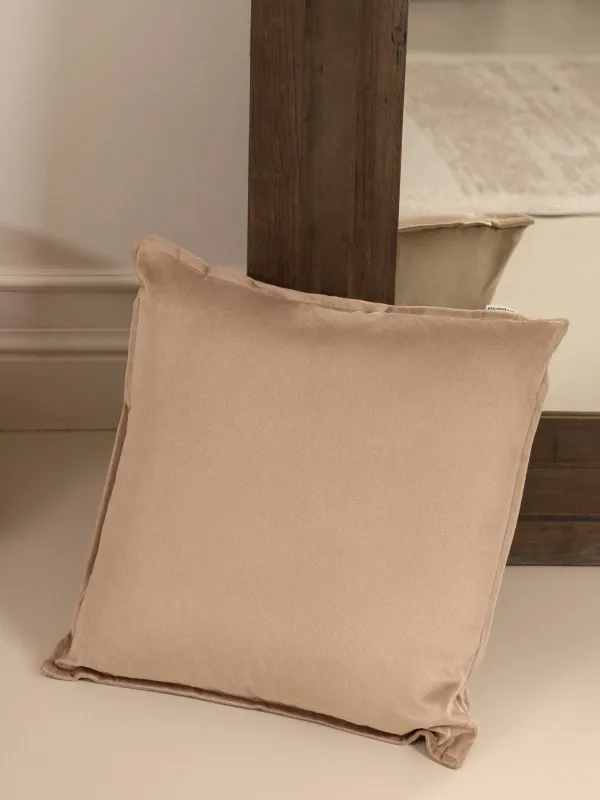 Сәндік жастық, 45х45 см, барқыт, құмды, Silk velvet, image-2