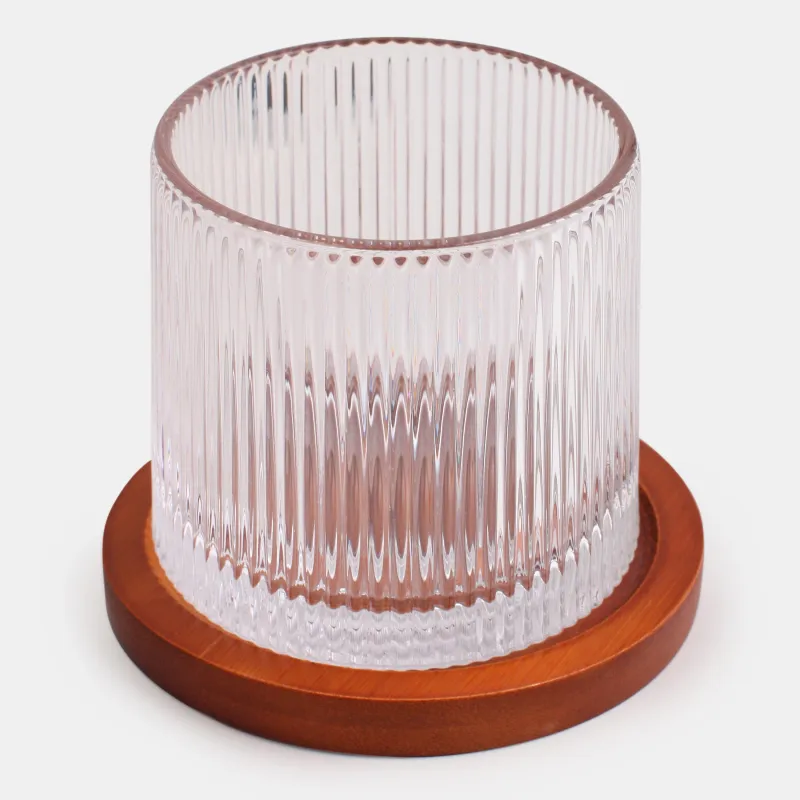 Виски стақаны, 9 см, 260 мл, тұғырда, шыны Р/ағаш, Ribby, image-2