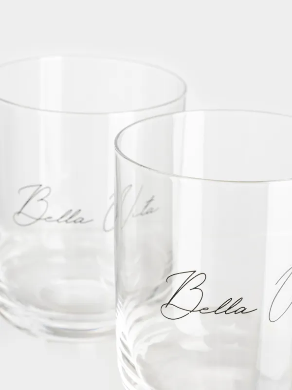 Стақан, 10 см, 380 мл, 2 дана, хрусталь шыны, Bella Vita, Foligno, image-2