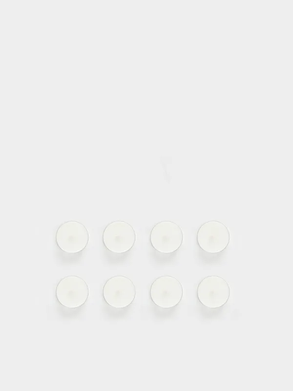 Свеча ароматическая, 6 см, 8 шт, чайная, Cinnamon, Luxury white, image-0