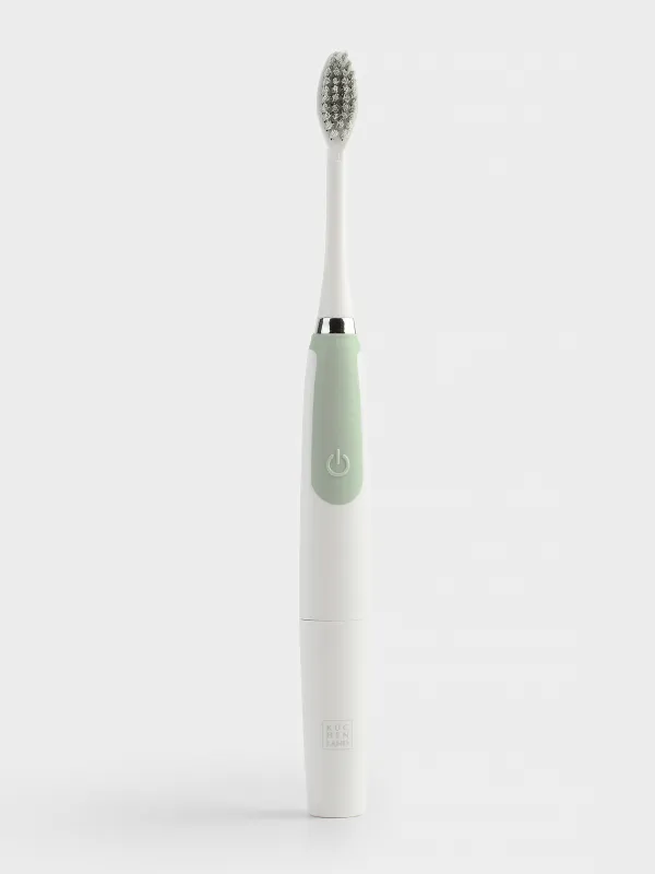 Тіс щеткасы, электрлік, 1 режим, 3 саптама, ашық сұр, Manny, image-0