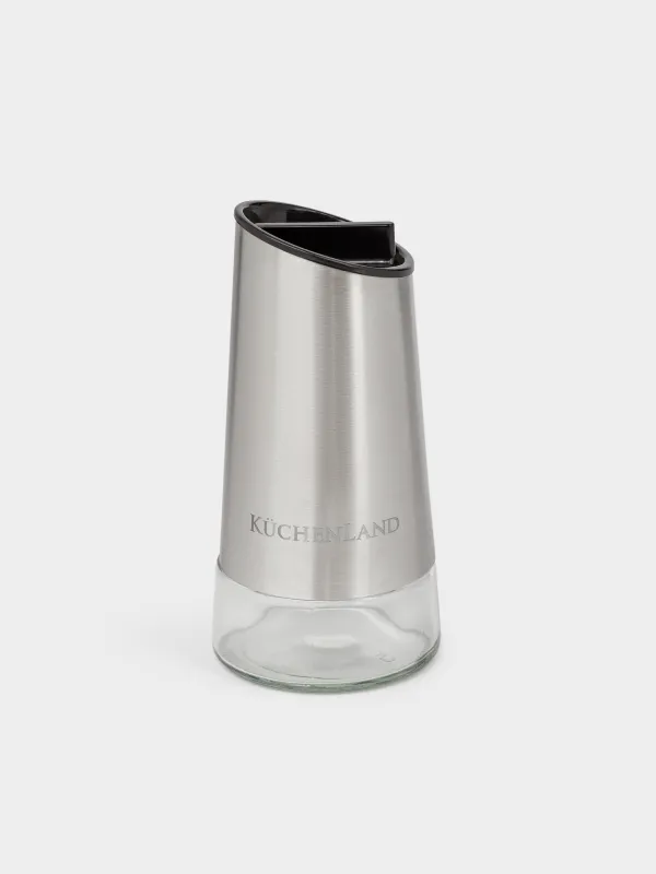 Тұз және бұрыш жинағы, 15 см, түпқоймада, шыны/металл, Classic color, image-4