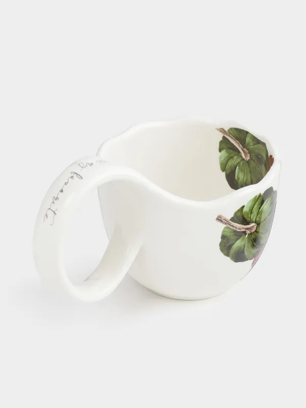 Кружка, 400 мл, керамика D, белая, Тыквы, Forest symphony, image-1