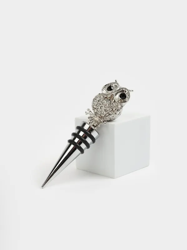 Пробка для винной бутылки, 11 см, Сова, Owl, image-2