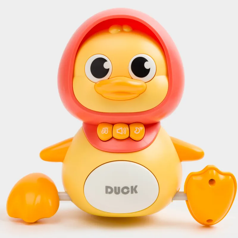 Игрушка развивающая, магнитная, 14 см, музыкальная, с подсветкой, Duck yellow, image-4