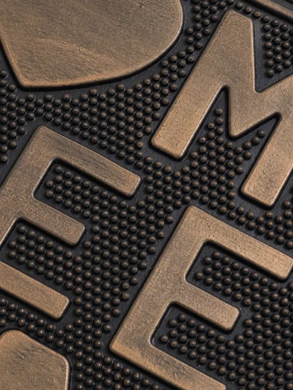 Есік төсеніші, 45х75 см, резеңке, қола қара, Sweet home, Home deco, image-4