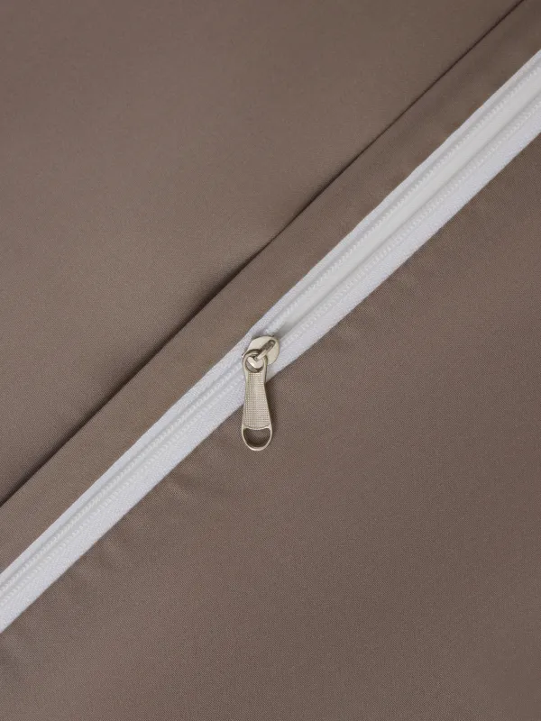 Төсек орын жиынтығы еуро, тенсель 300 ТС, сарғылт-қоңыр, Жапырақтар, Tencel, image-5