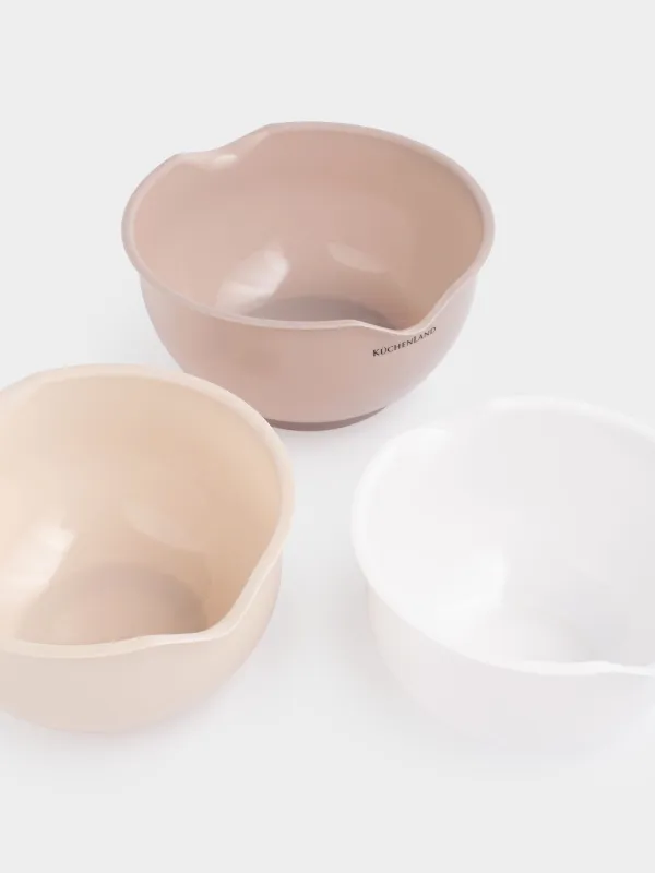 Тостаған, 1,5/2/2,5 L, 3 дана, қара өрік, пластик, бежевый / кілегей / сүт, Soft kitchen, image-6