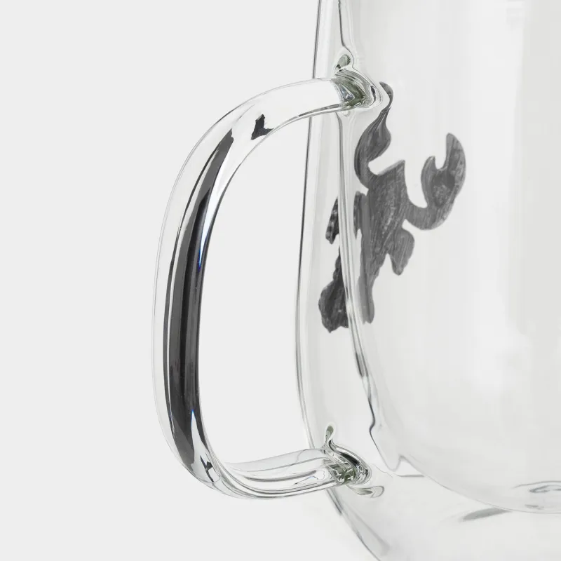 Саптыаяқ, 350 мл, шыны Б/металл, күміс, Шаян, Air-zodiac, image-2