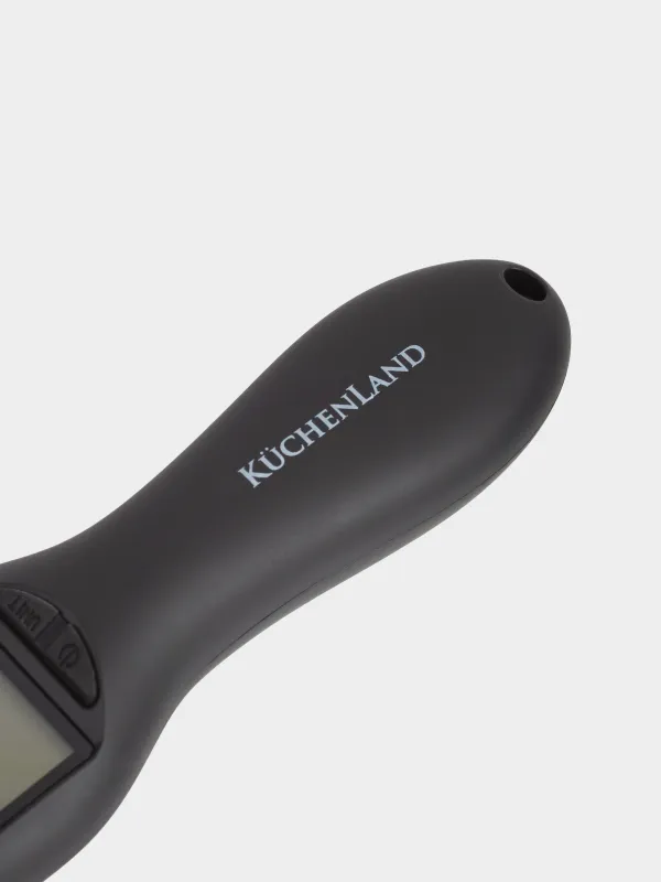 Таразы-қасық, үй жануарларына арналған тағам үшін, 23х9 см, электронды, пластик, қара, Pet, image-4