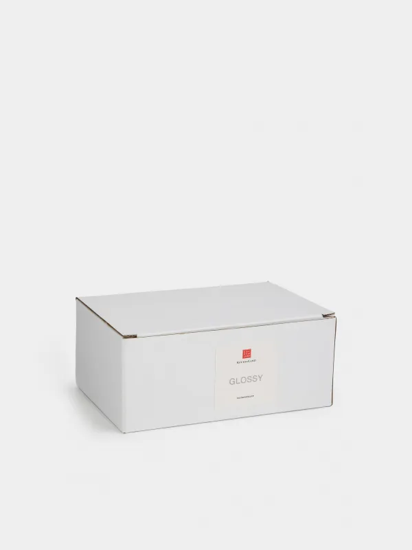 Зергерлік қобдиша, 15х10 см, шыны, айнасы бар, Қар ұшқыны, Glossy, image-7