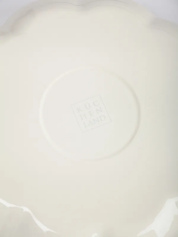 Таба, 26 см, 2,3 л, қақпағы бар, шойын, сүт түстес, Асқабақ, Gourd, image-7