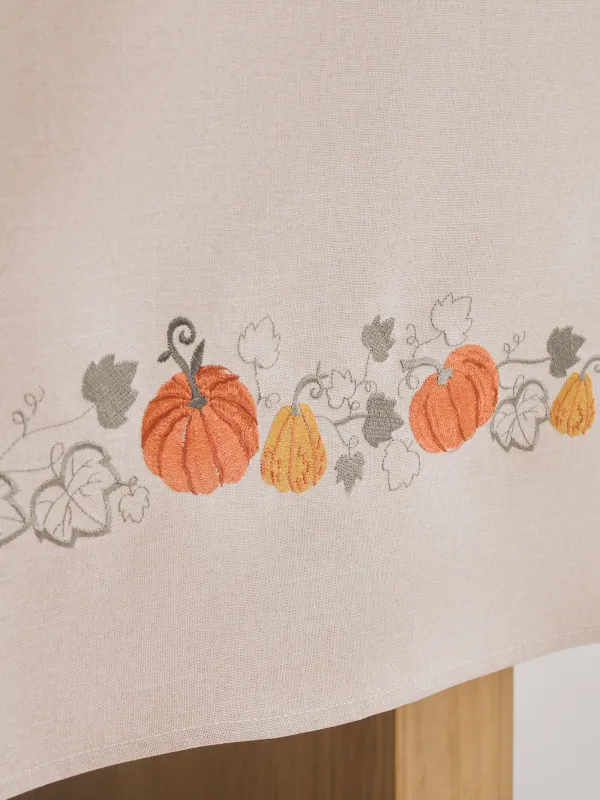 Скатерть, 170х250 см, полиэстер, бежевая, Тыквы, Colorful gourds, image-6