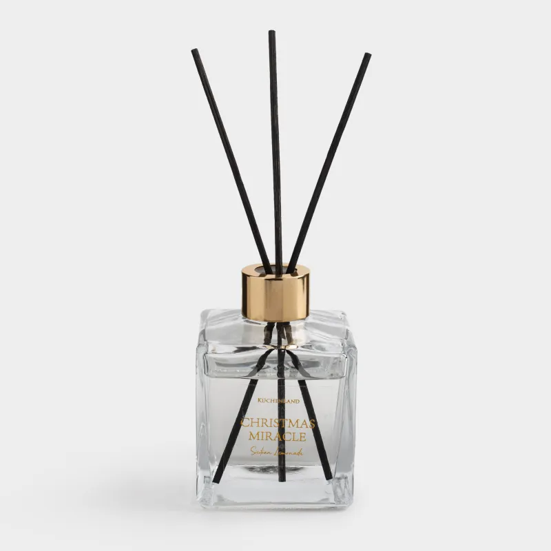 Ароматический диффузор, 150 мл, стекло, Sicilian Lemonade, Cristmas miracle