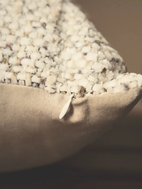 Подушка декоративная, 45х45 см, вельвет, бежевая, Nordkap, image-6