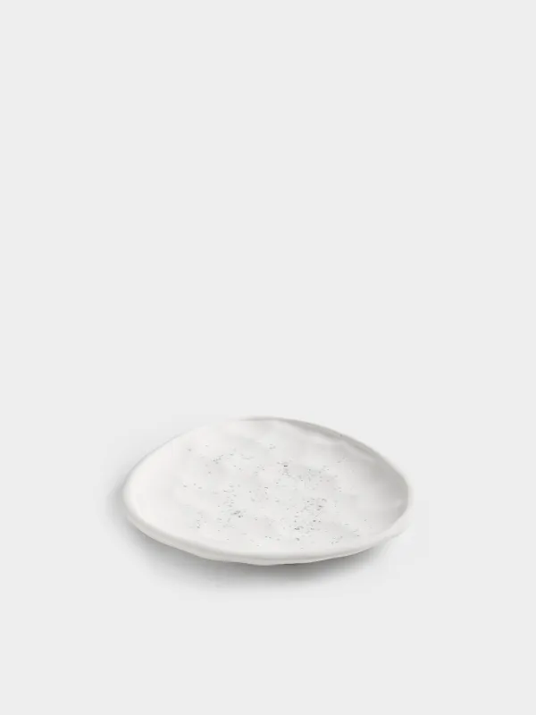 Блюдо декоративное, 27х21 см, Мятый эффект, Antic silver, image-2