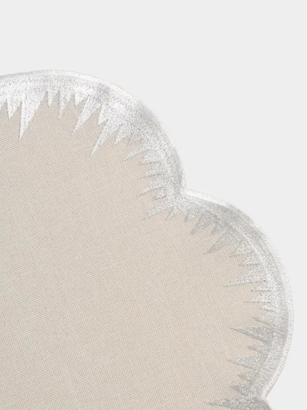 Аспаптарға арналған майлық, 38 см, полиэстер, бұйра, ашық жасыл, Толқынды жиектер, Melange, image-2