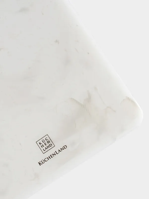 Набор досок разделочных, 25/30/35 см, 3 шт, пластик, прямоугольный, белый, Maniera, image-3