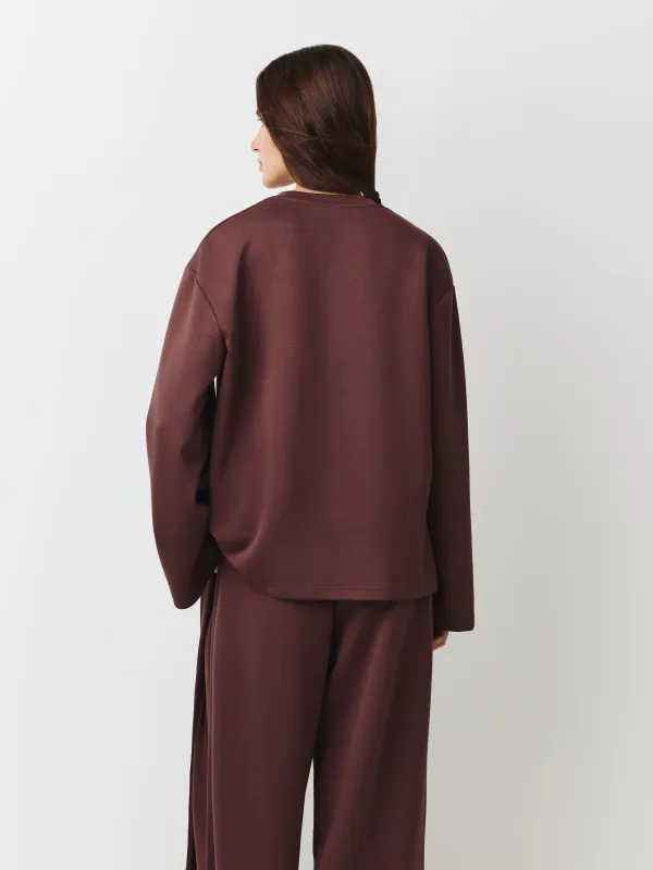 Әйелдерге арналған кеңжейде, өлшемі L, модал/полиэстер/эластан К, қоңыр, Reinalda, image-3