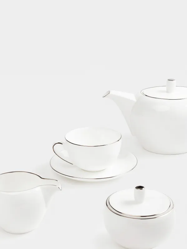 Сервиз чайный, 6 перс, 15 пр, фарфор F, Antarctica, image-2