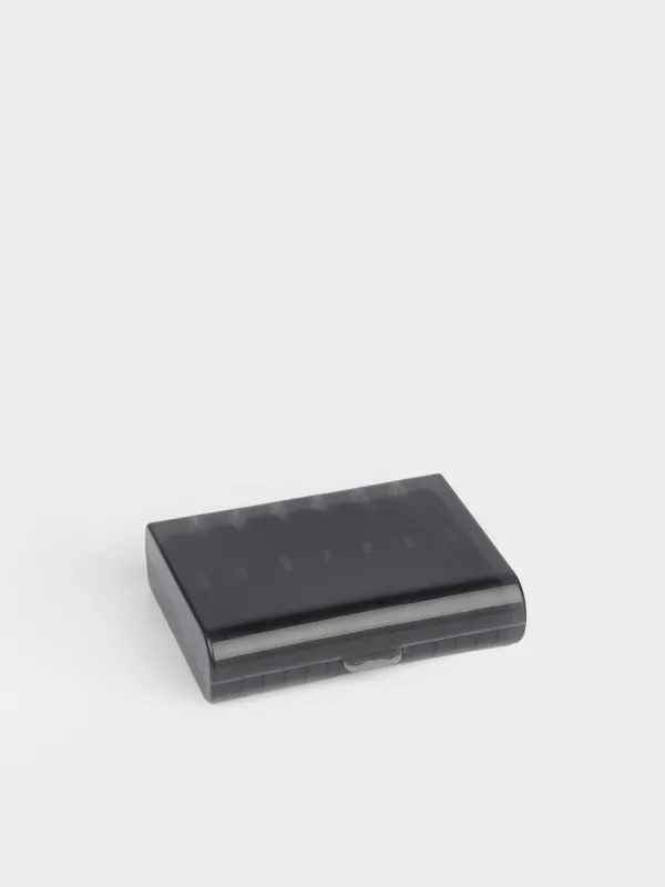 Таблеткаларға арналған органайзер, 16х12 см, қаптамасы бар, пластик, қара, Compact, image-4