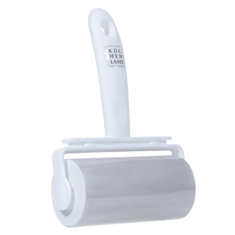 Матаны тазалауға арналған Ролик, 18х12 см, қайта пайдалануға болатын, қақпағы бар, сұр, Roller, image-0