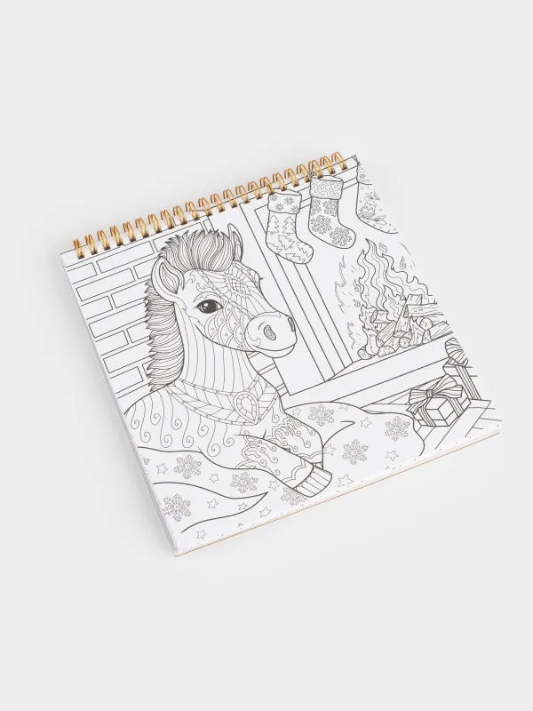 Альбом для раскрашивания, 21х21 см, 22 листа, Лошадка, Draw creative, image-2