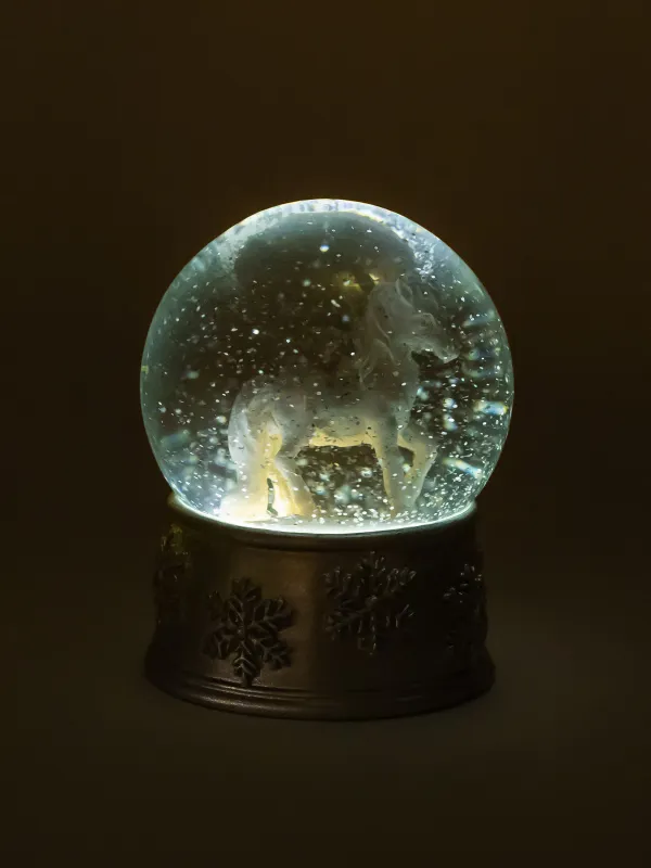 Снежный шар, 7 см, стекло/полирезин, Silver style, image-5