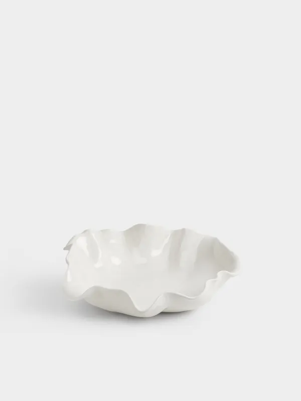 Ваза для фруктов, 34х10 см, Мятый эффект, Crumple, image-1