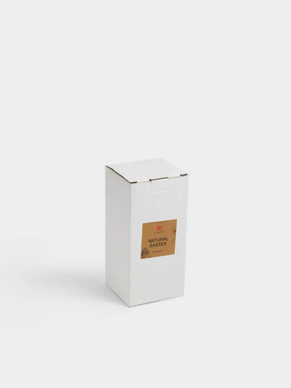 Статуэтка, 15 см, полирезин/пластик, коричневая, Кролик с цветами, Natural Easter, image-5